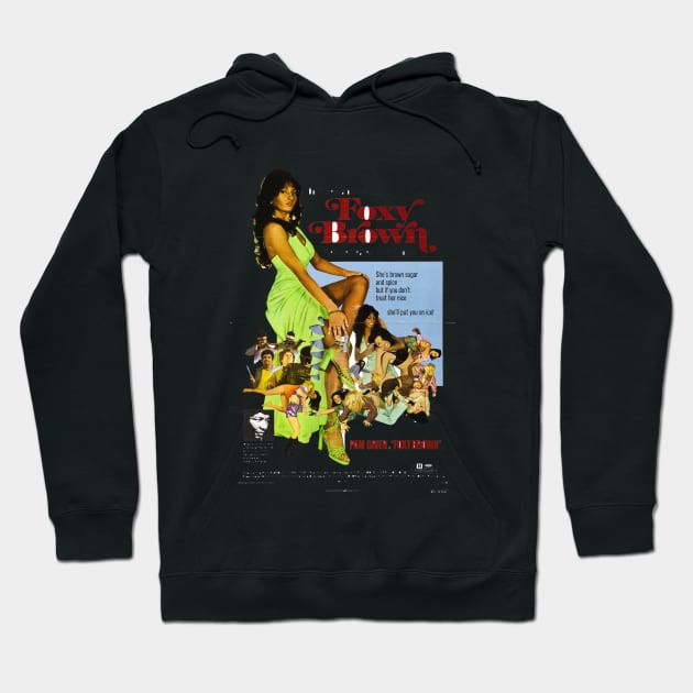 FOXY BROWN Hoodie by CITYGIRLCREATES